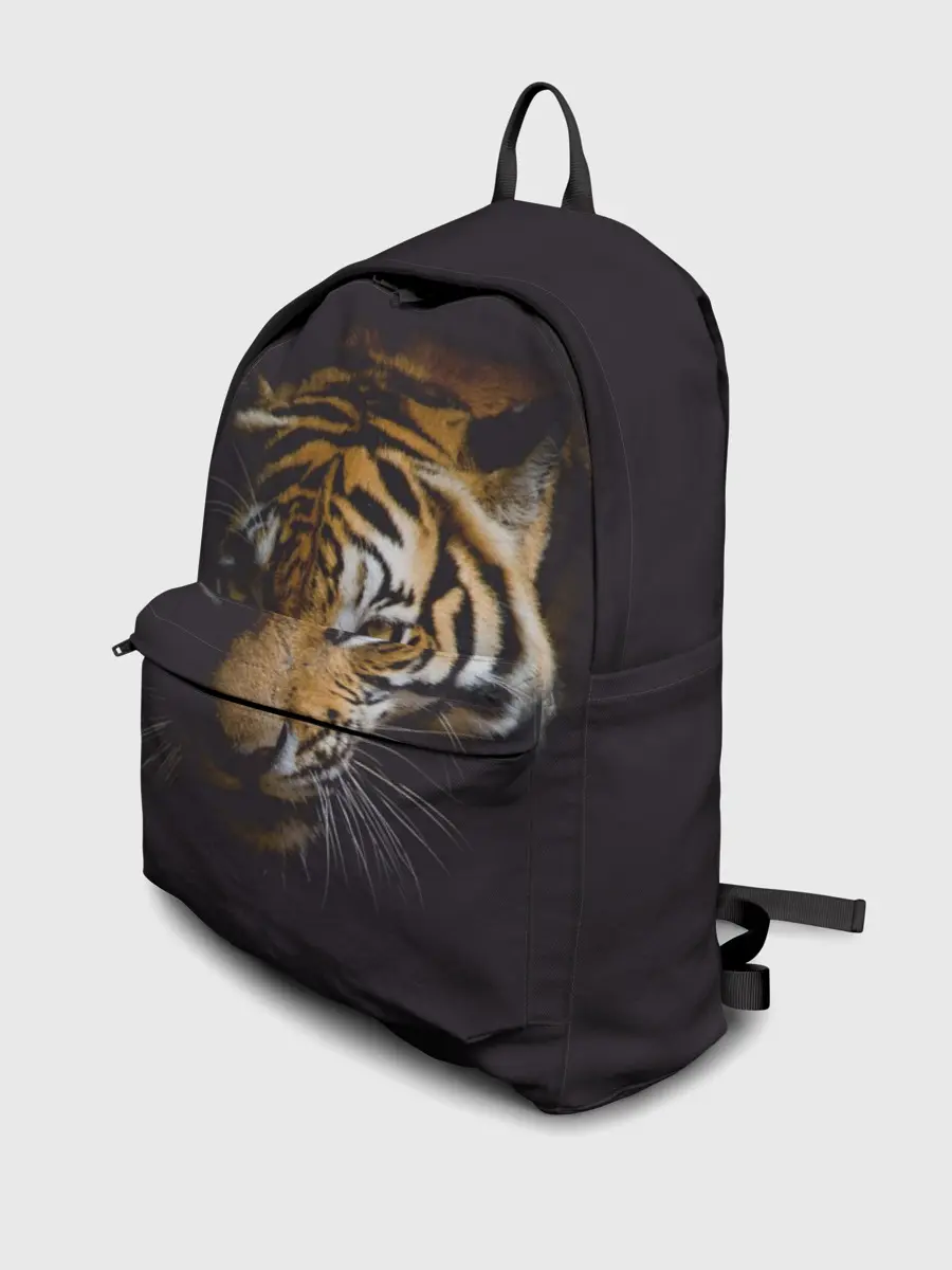 Рюкзак джинсовый / Год тигра. Голова