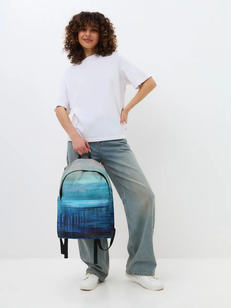 Рюкзак джинсовый / Небесные потеки