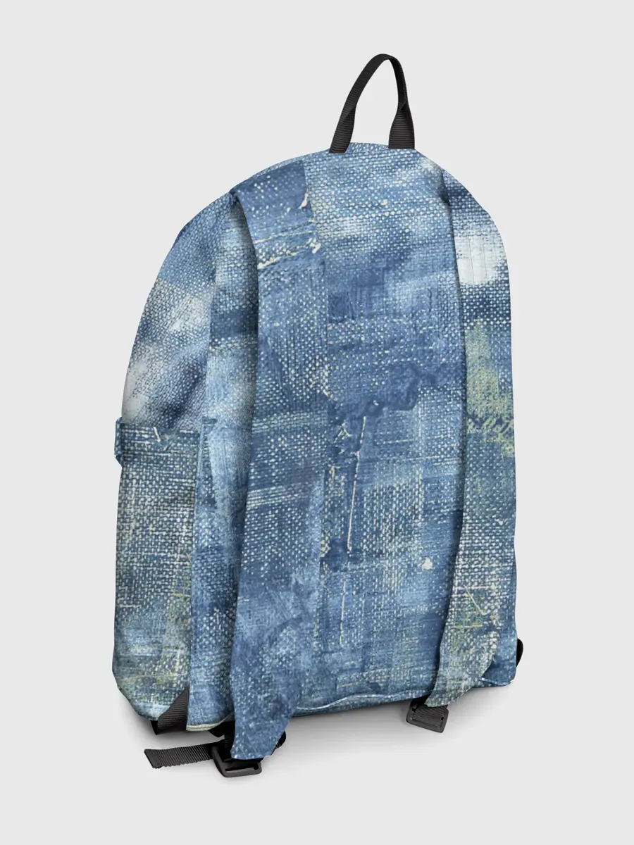 Рюкзак джинсовый / Джинсовые мазки