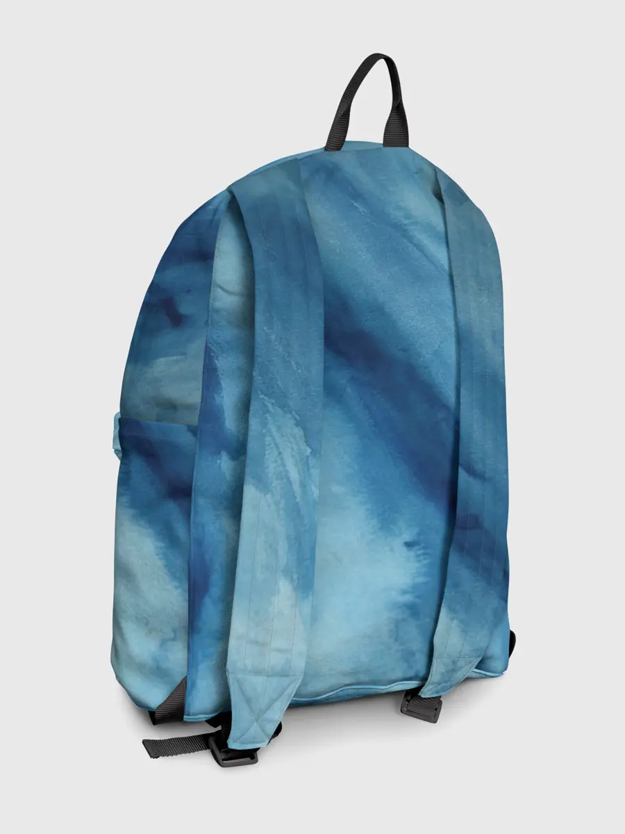 Рюкзак джинсовый / Голубой мрамор