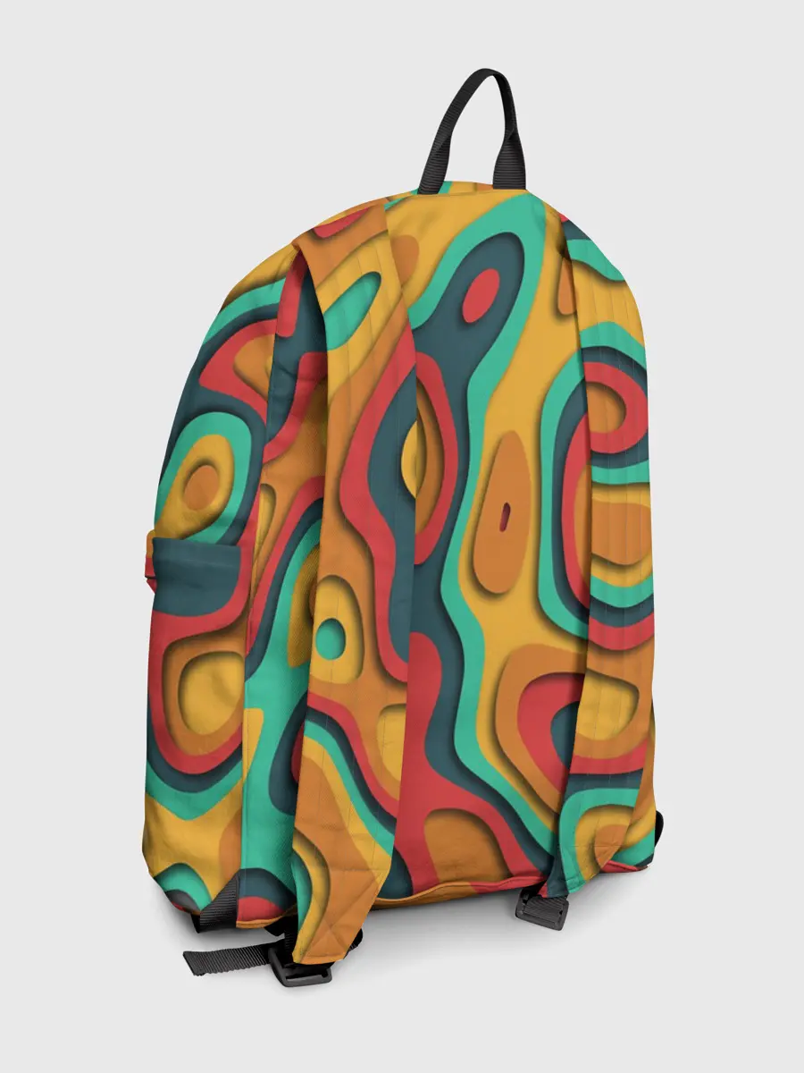 Рюкзак джинсовый / 3D узор Color