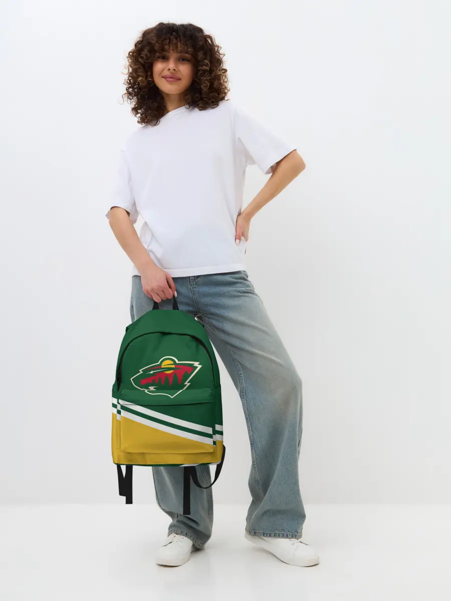 Рюкзак джинсовый / Minnesota Wild NHL