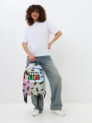 Рюкзак джинсовый / ТОКА БОКА ЛОГОТИП