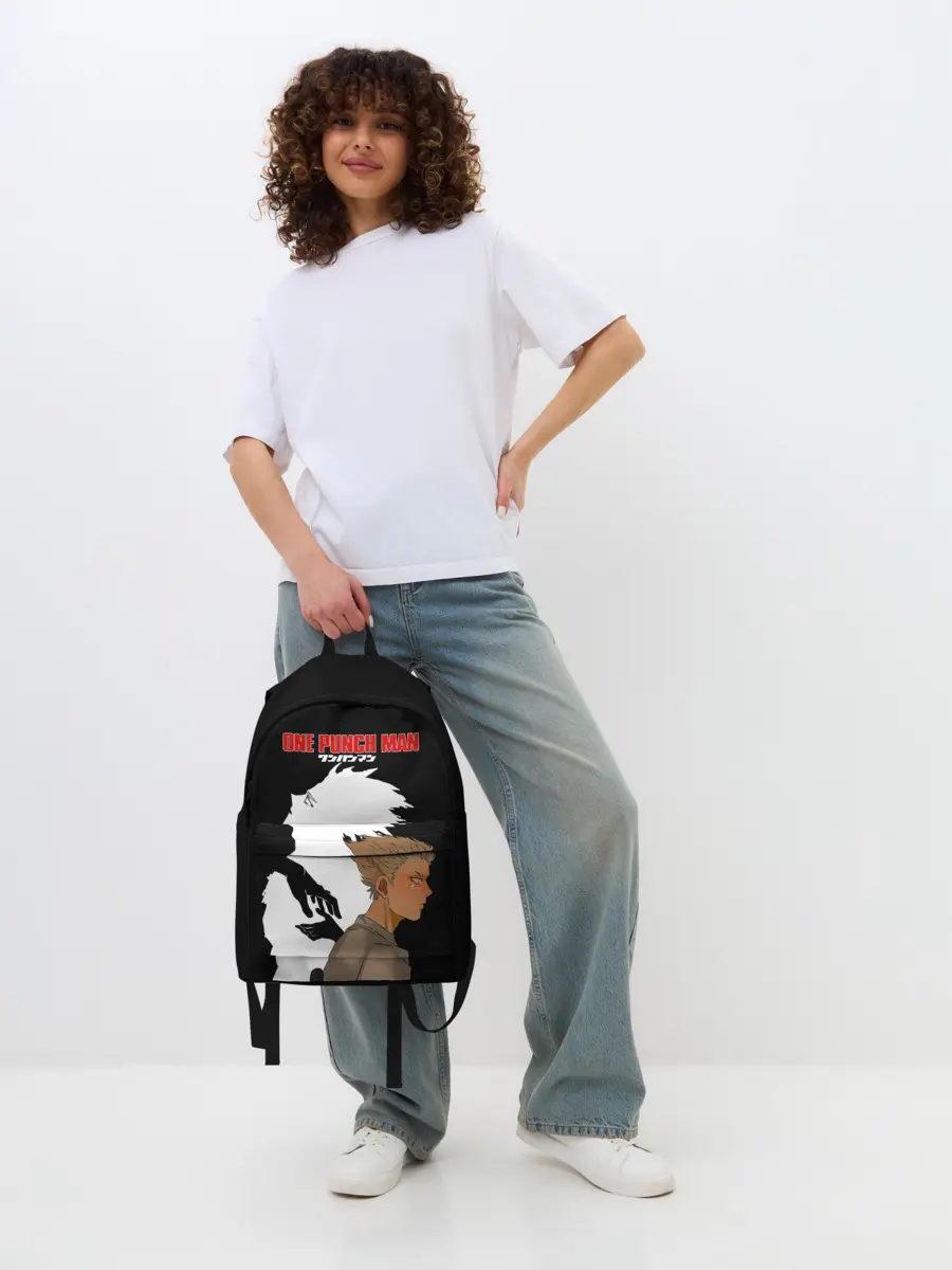 Рюкзак джинсовый / Слеза Гароу One Punch-Man