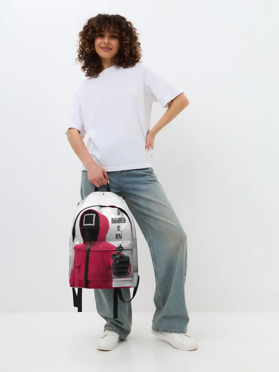 Рюкзак джинсовый / Ты выбываешь из игры