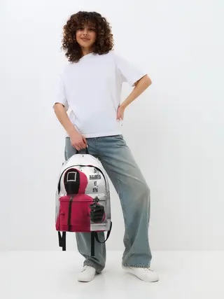 Рюкзак джинсовый / Ты выбываешь из игры