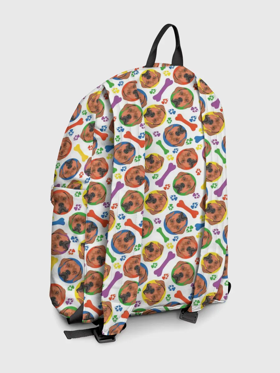 Рюкзак джинсовый / Родезийский Риджбек