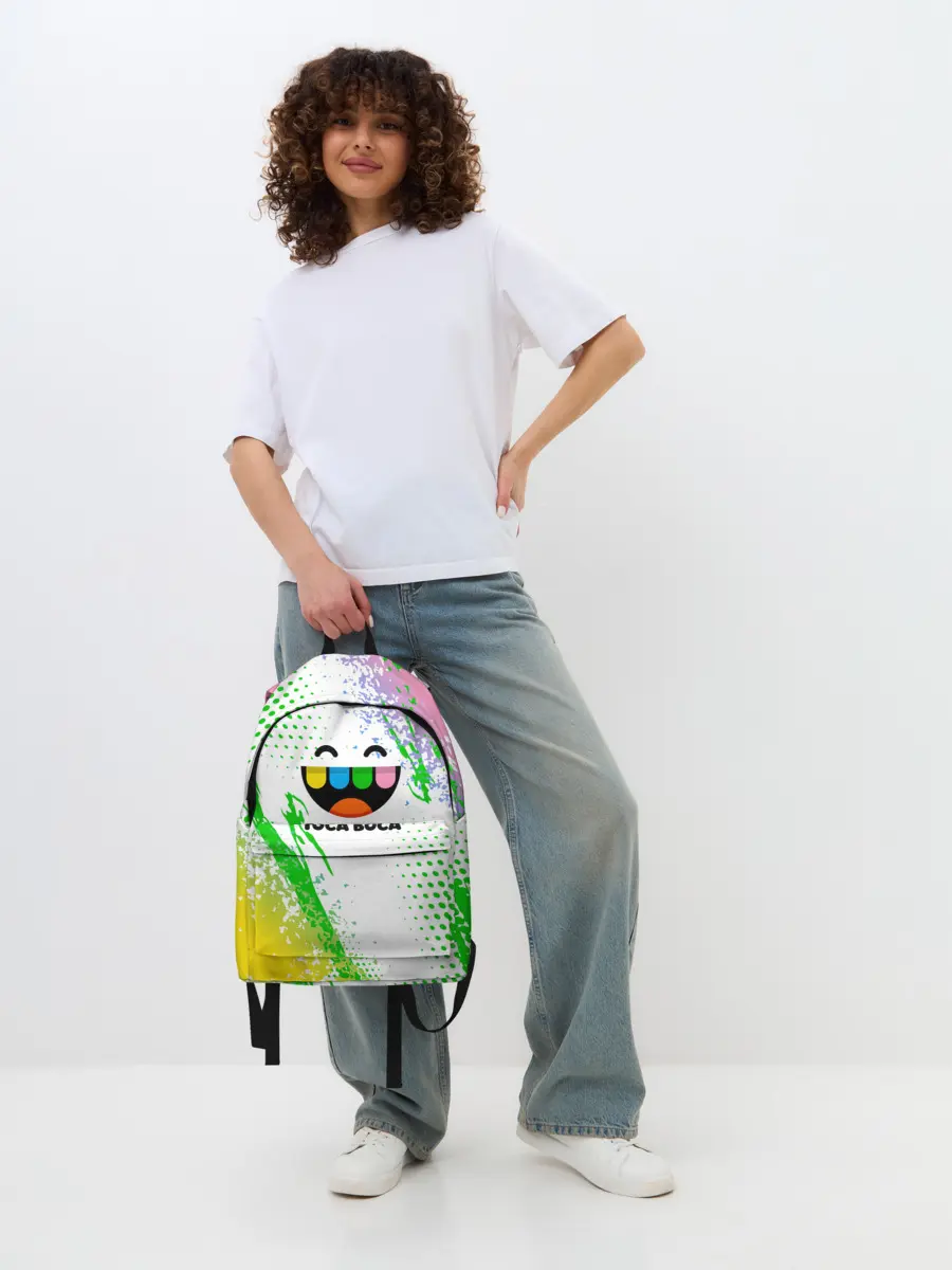 Рюкзак джинсовый / Toca Boca: Улыбашка.