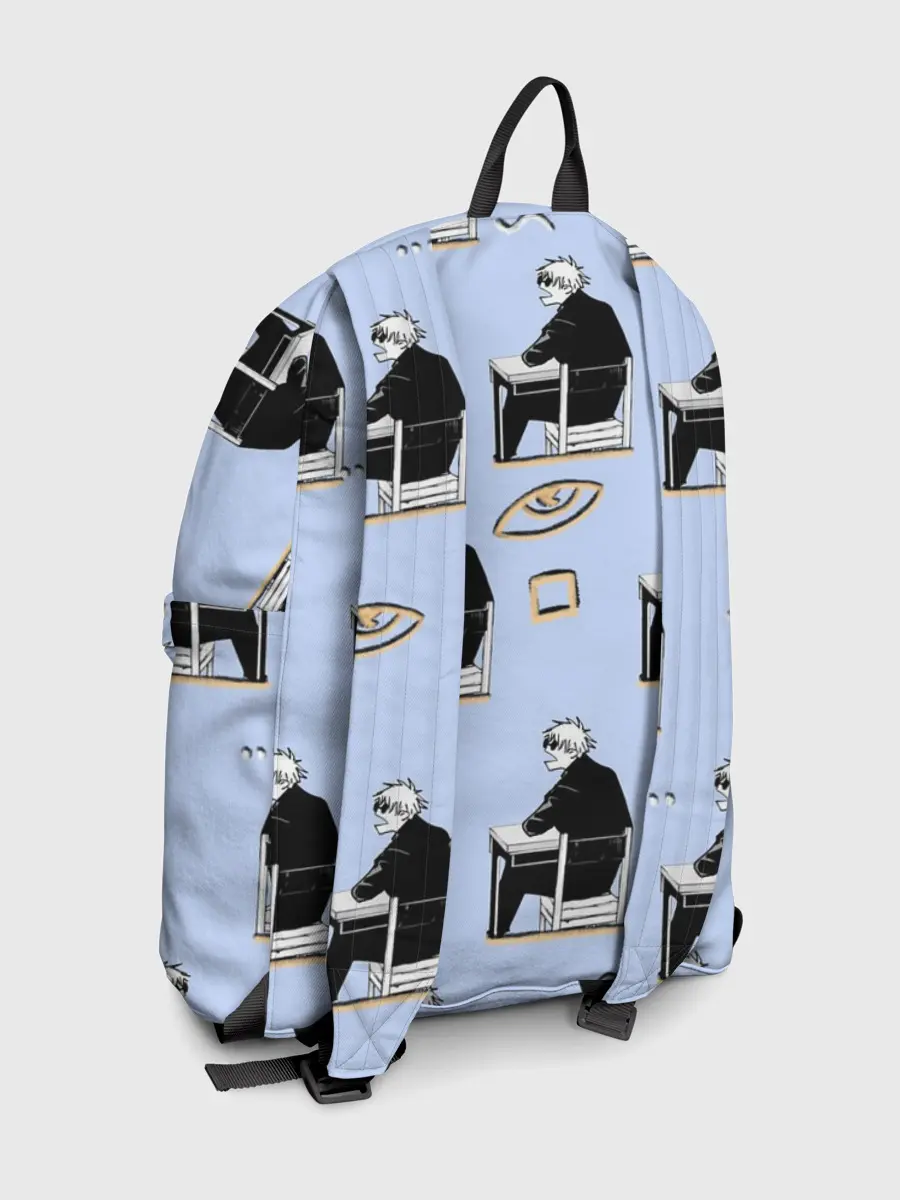 Рюкзак джинсовый / Годжо паттерн