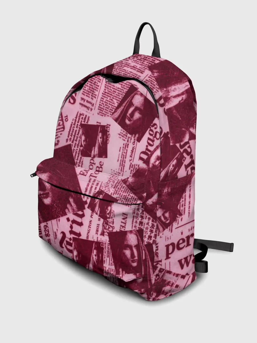 Рюкзак джинсовый / newspaper fashion