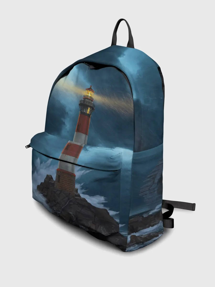 Рюкзак джинсовый / НОЧНОЙ МАЯК