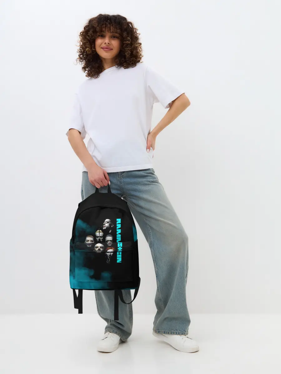 Рюкзак джинсовый / Группа Rammstein