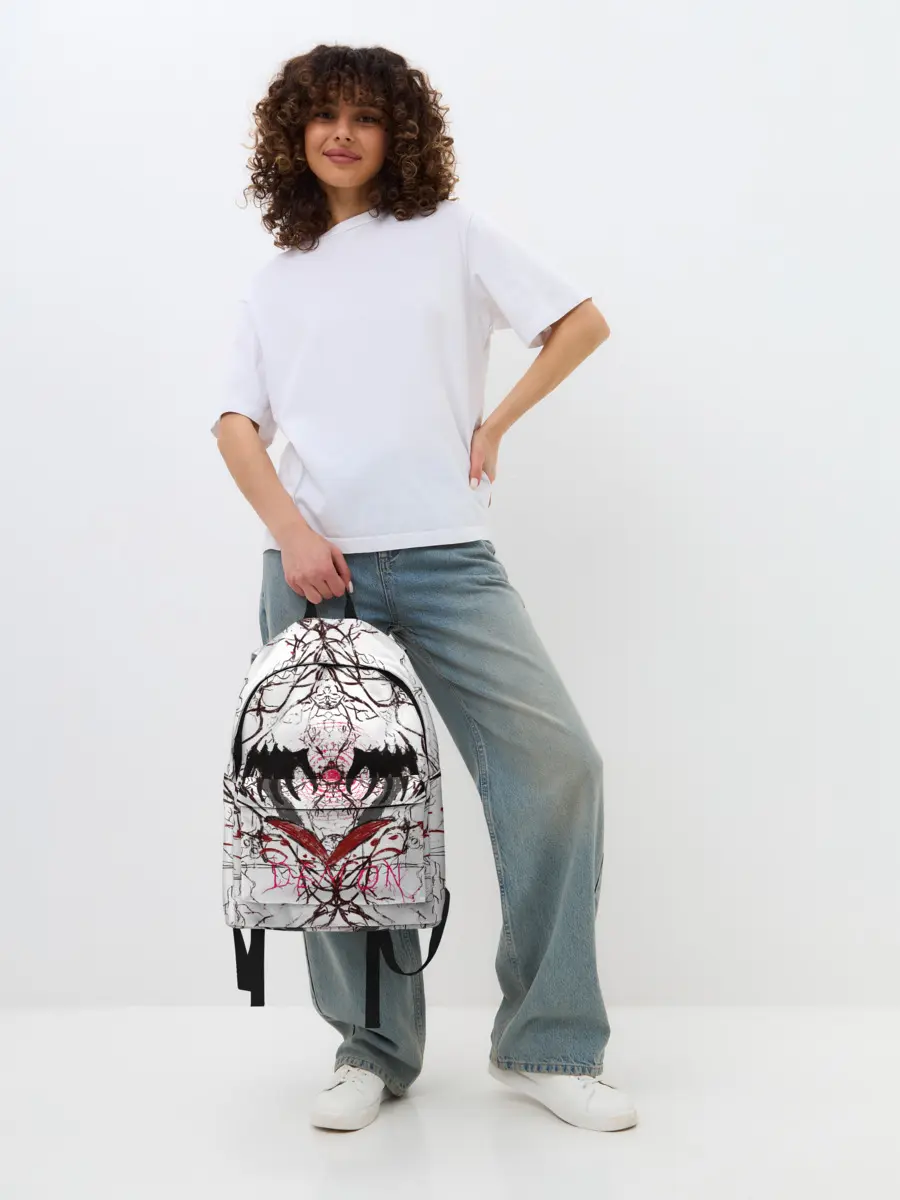 Рюкзак джинсовый / Руки тянутся