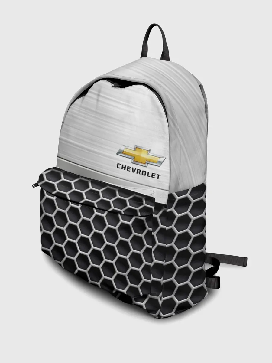 Рюкзак джинсовый / Шевроле | Стальная решетка