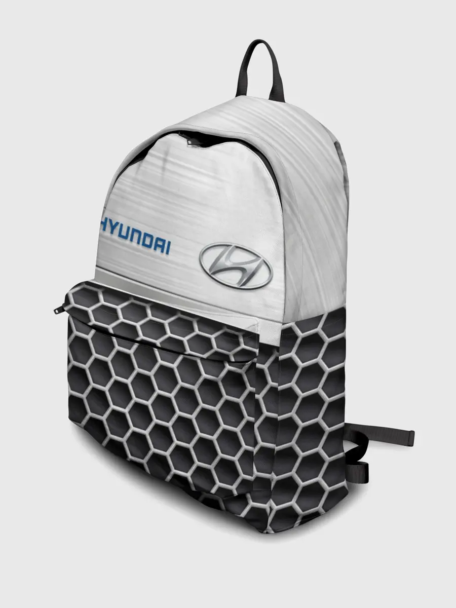 Рюкзак джинсовый / Hyundai | Стальная решетка