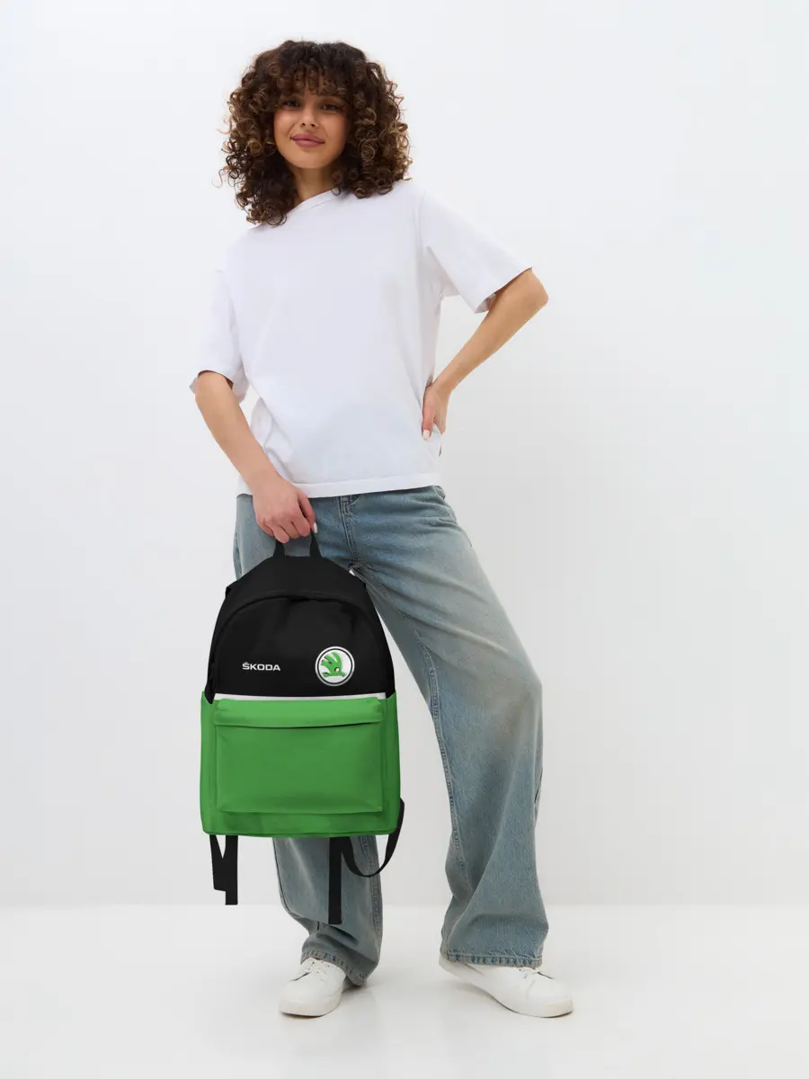 Рюкзак джинсовый / Skoda | Два цвета