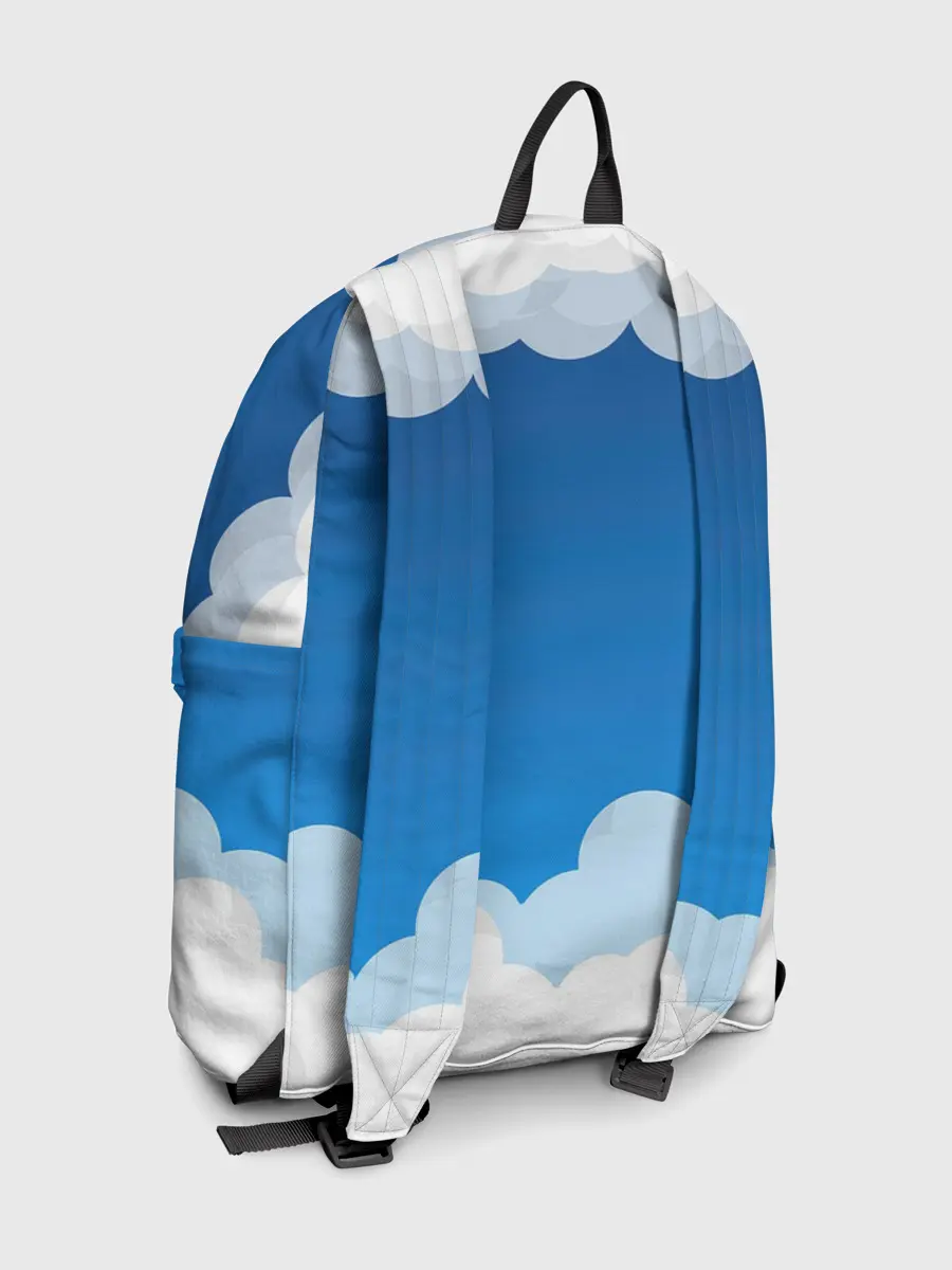 Рюкзак джинсовый / Полёт в облаках