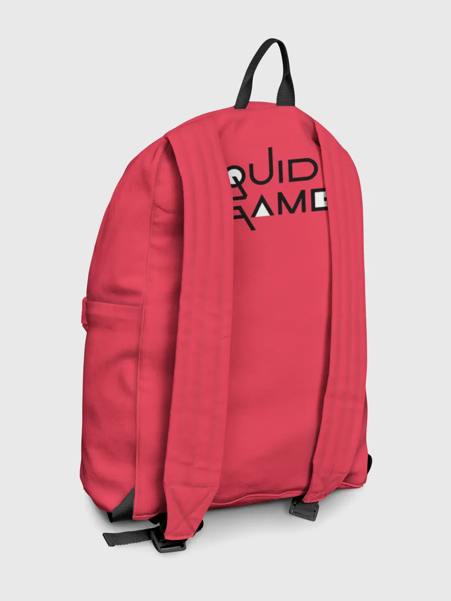 Рюкзак джинсовый / Игра в кальмара: шагающие стражники