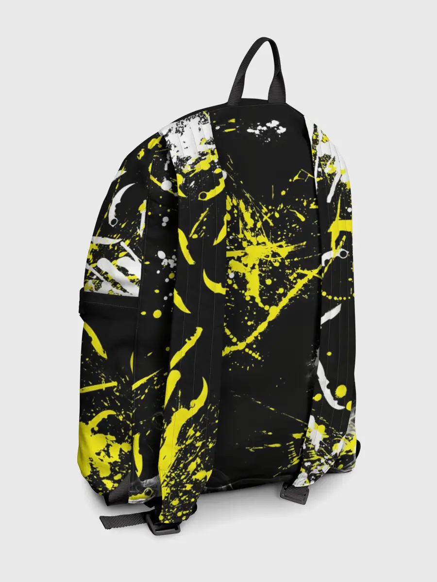 Рюкзак джинсовый / CS:GO Брызги красок