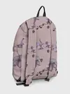 Рюкзак джинсовый / Розовые орхидеи на розовом фоне
