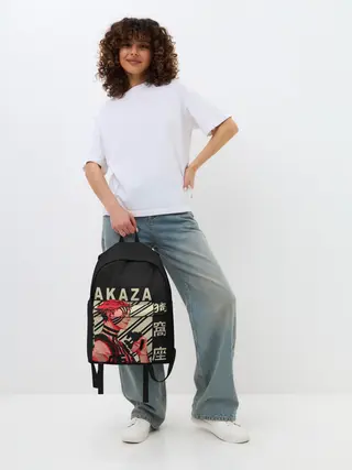 Рюкзак джинсовый / Клинок демонов Akaza