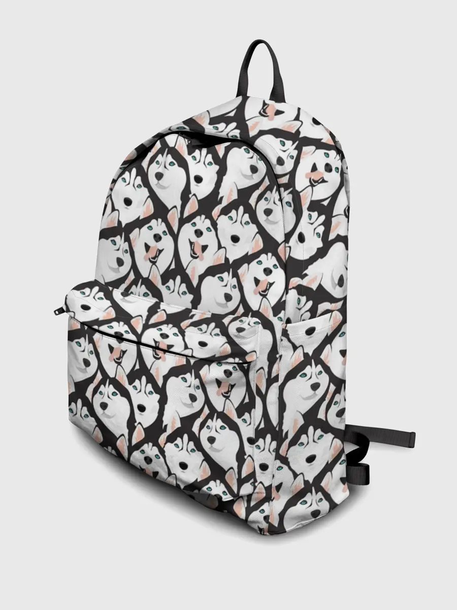 Рюкзак джинсовый / Сибирский Хаски