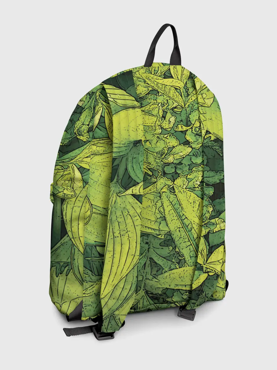 Рюкзак джинсовый / Растительная жизнь - Хоста