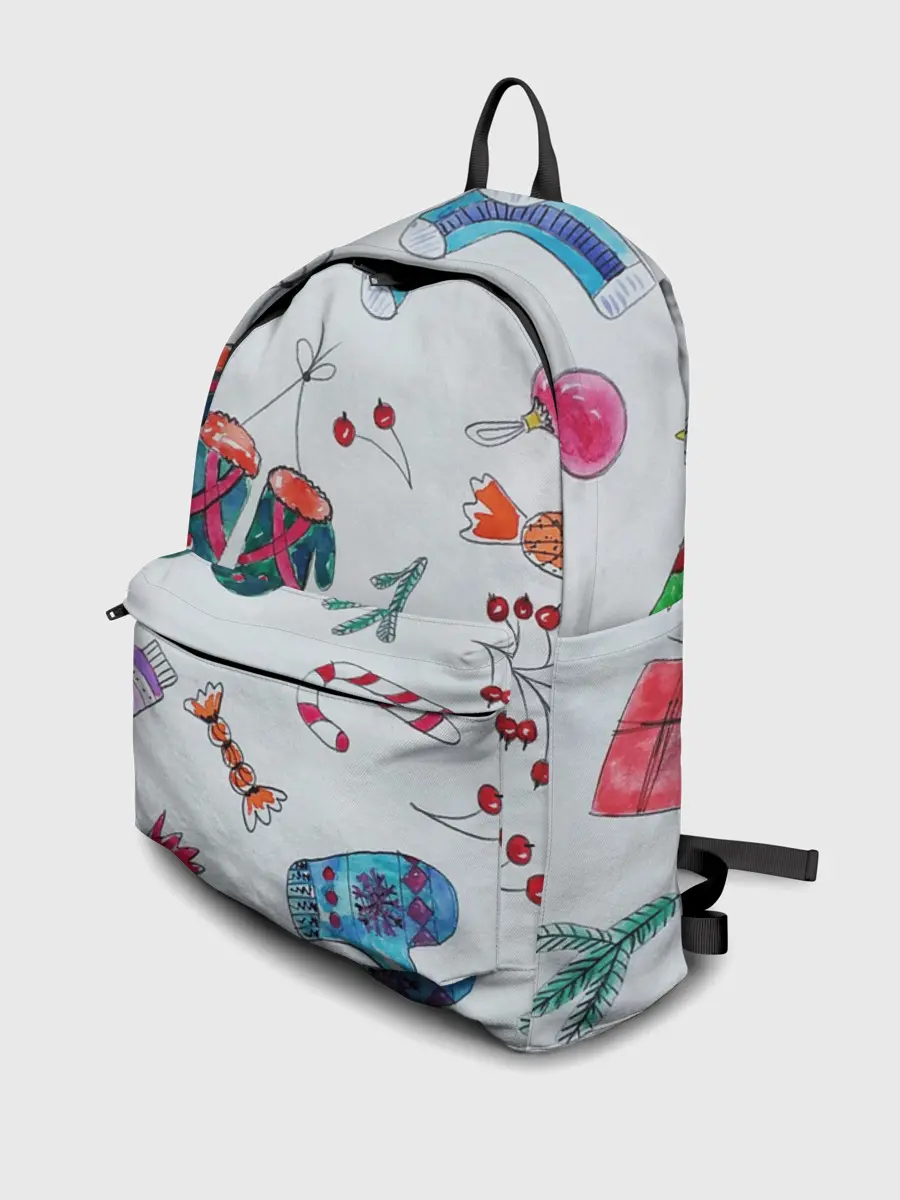 Рюкзак джинсовый / шарики фонарики