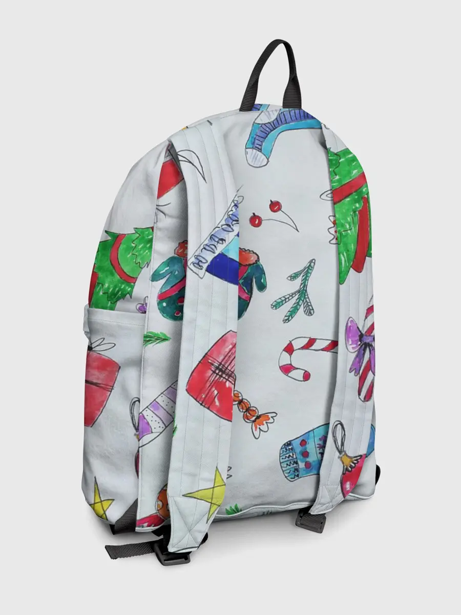 Рюкзак джинсовый / шарики фонарики