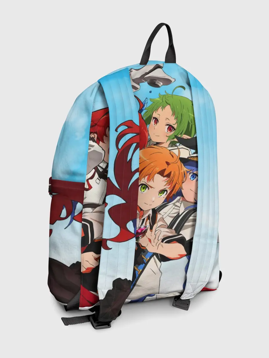 Рюкзак джинсовый / Реинкарнация безработного главные герои