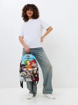 Рюкзак джинсовый / Реинкарнация безработного главные герои