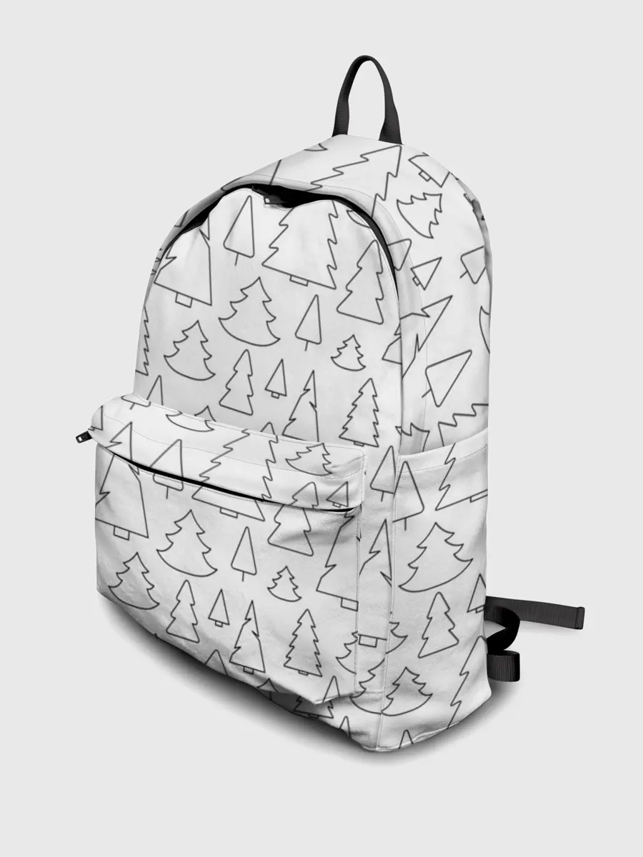 Рюкзак джинсовый / Простые елочки