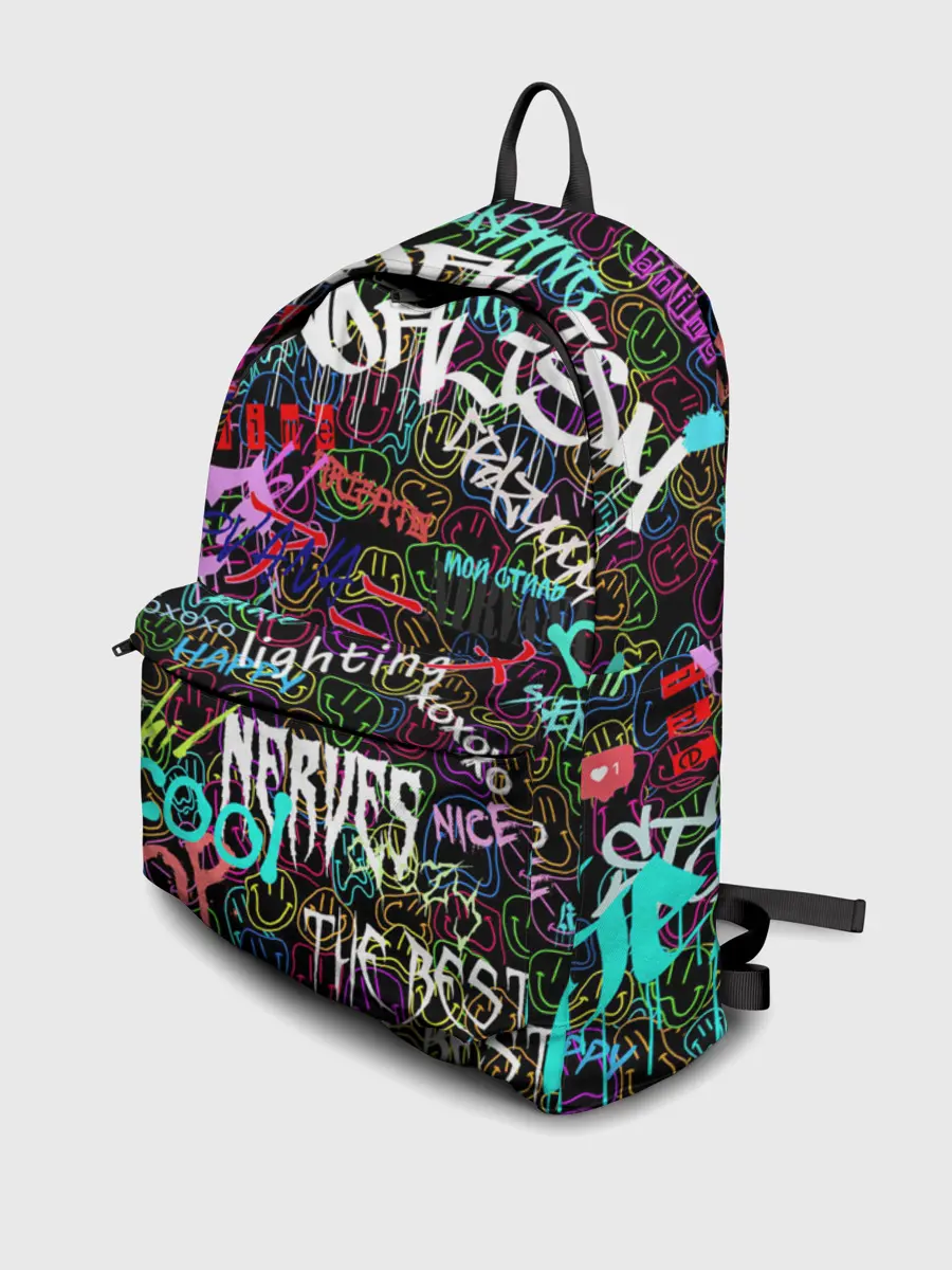 Рюкзак джинсовый / neon graffiti | Smile