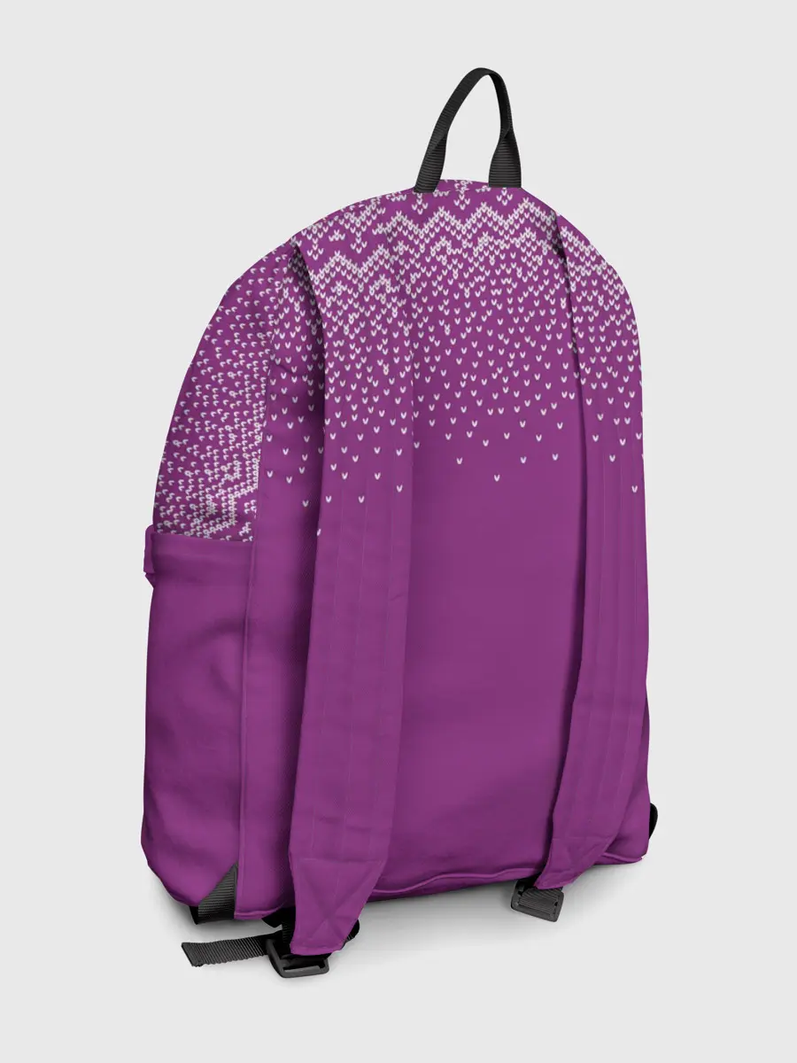 Рюкзак джинсовый / Новогодний дом.