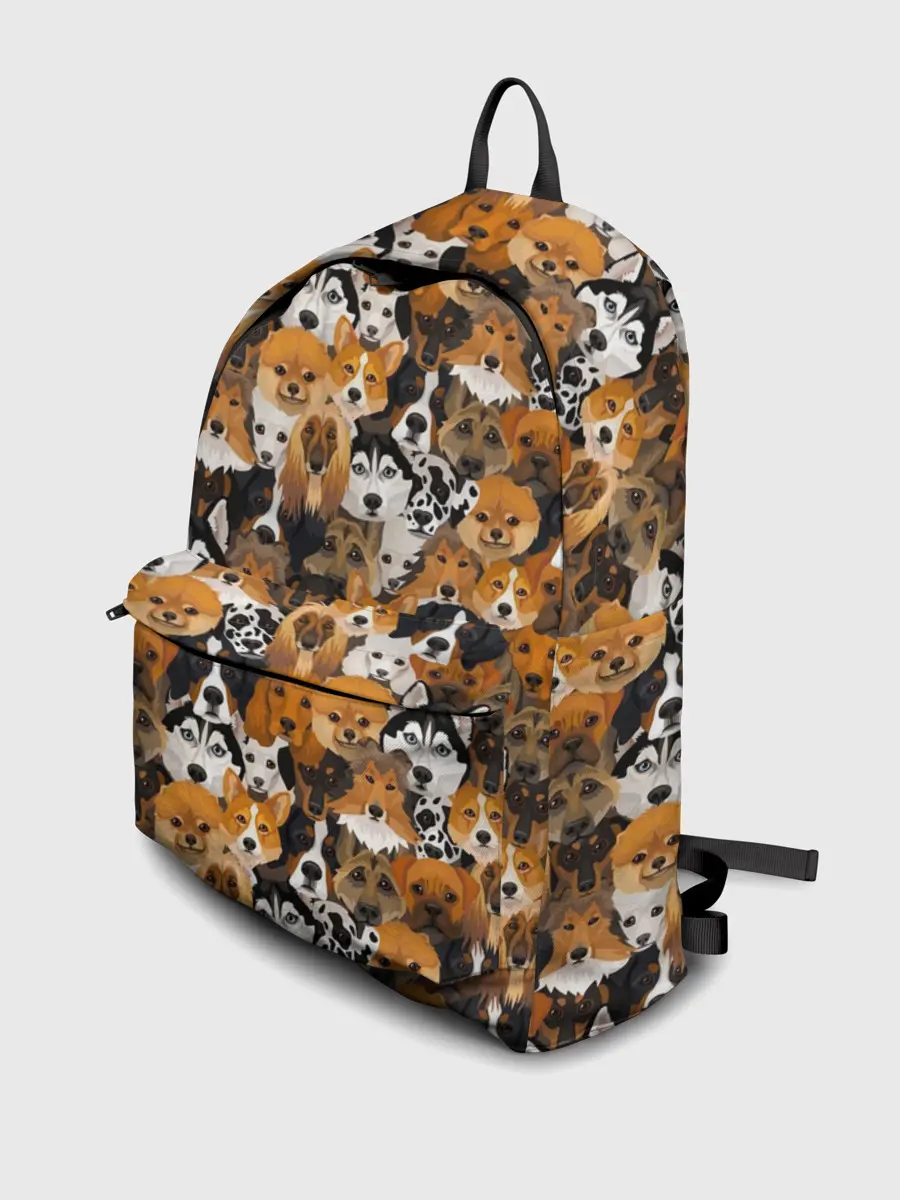 Рюкзак джинсовый / Разные Собаки