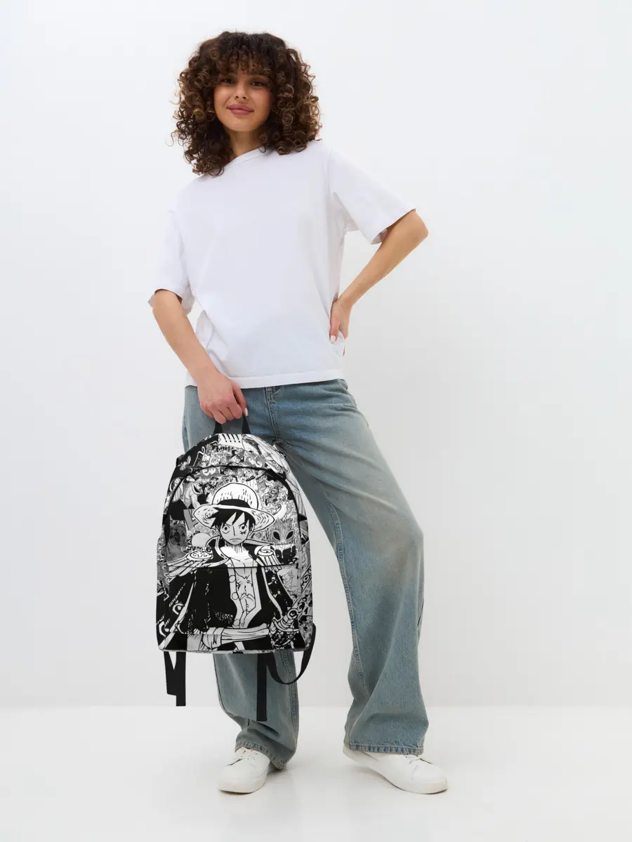 Рюкзак джинсовый / Ван Пис, One Piece, манга