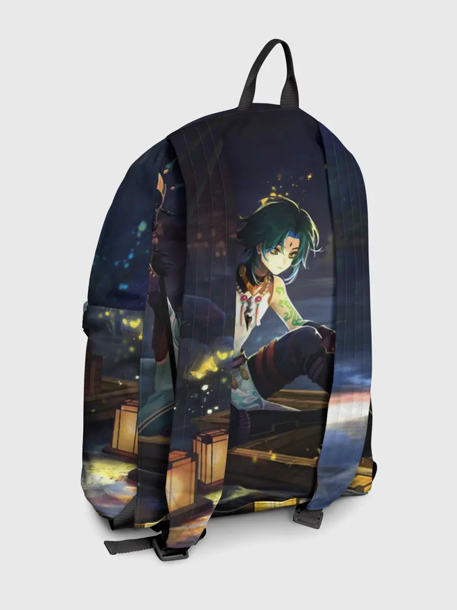 Рюкзак джинсовый / Сяо | Xiao | Genshin Impact