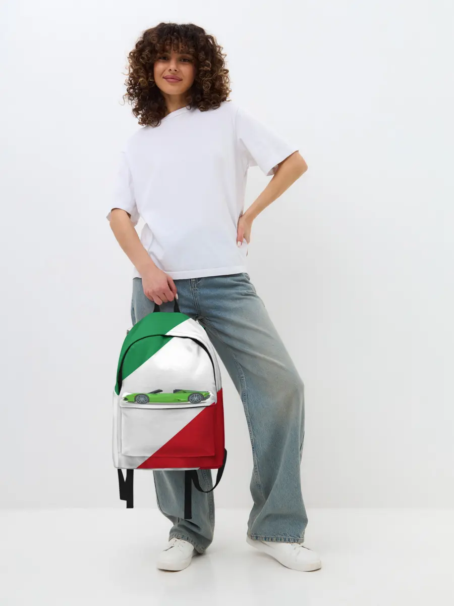 Рюкзак джинсовый / Lamborghini