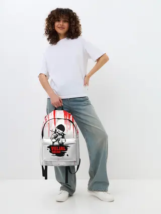 Рюкзак джинсовый / velial squad девочка дьявол