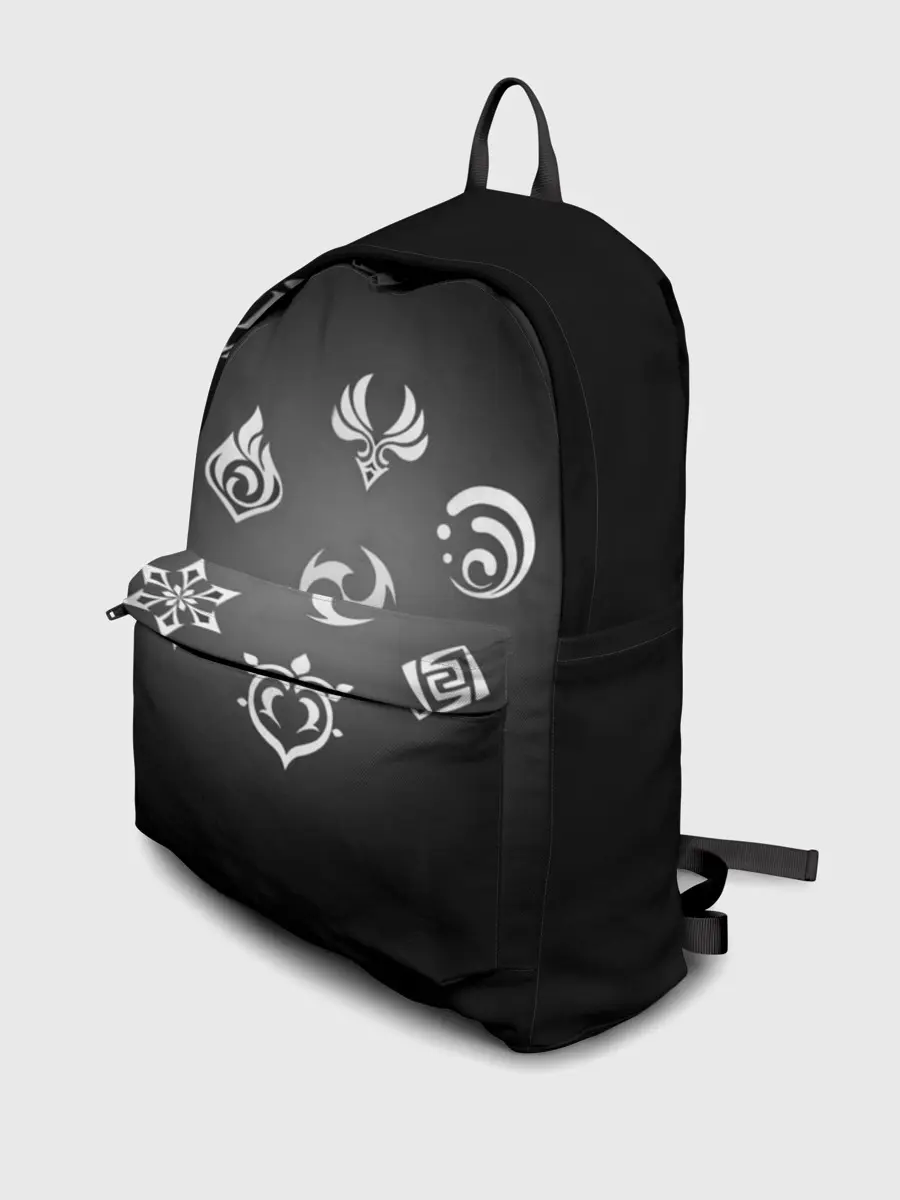 Рюкзак джинсовый / Стихии Геншин