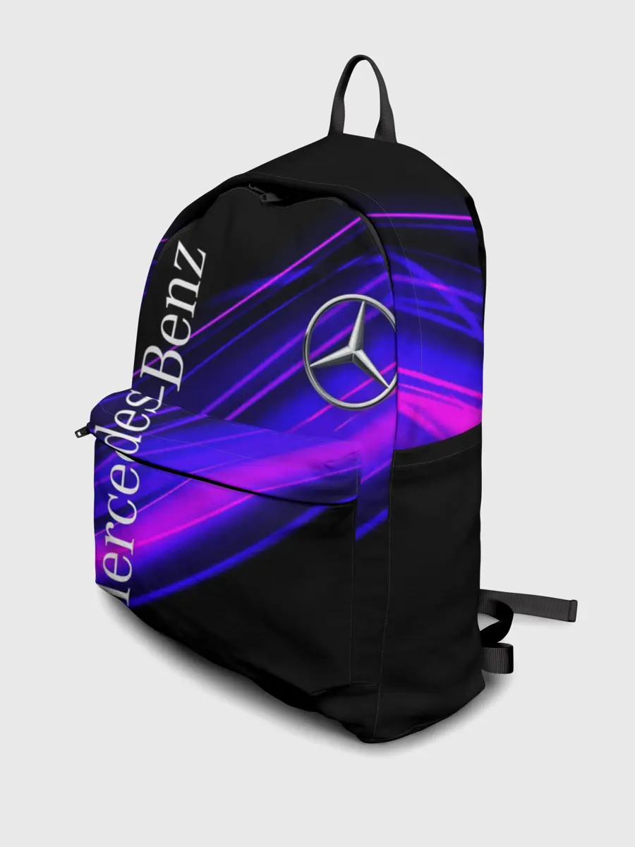 Рюкзак джинсовый / MERCEDES-BENZ / МЕРСЕДЕС-БЕНЗ / ПУРПУРНЫЙ