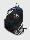 Рюкзак джинсовый / TOYOTA SPORT / ЛИНИИ / LINES