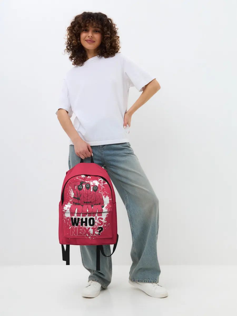 Рюкзак джинсовый / Squid game: Whos Next?/Кто следующий?