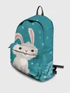 Рюкзак джинсовый / Новогодний зайчик