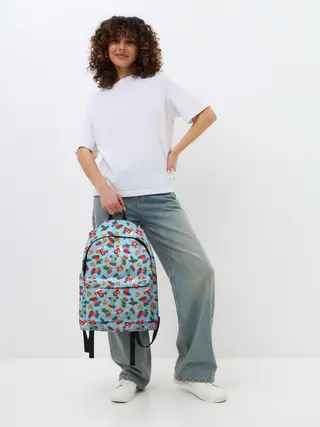 Рюкзак джинсовый / Christmas Background