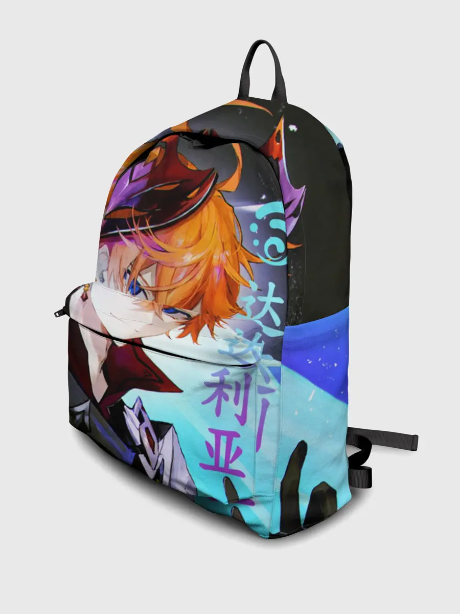 Рюкзак джинсовый / Genshin Impact: Tartaglia,