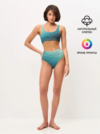 Женские топ и трусы / Геометрия