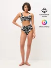 Женские топ и трусы / Зебра