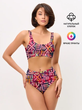Женские топ и трусы / Geometry