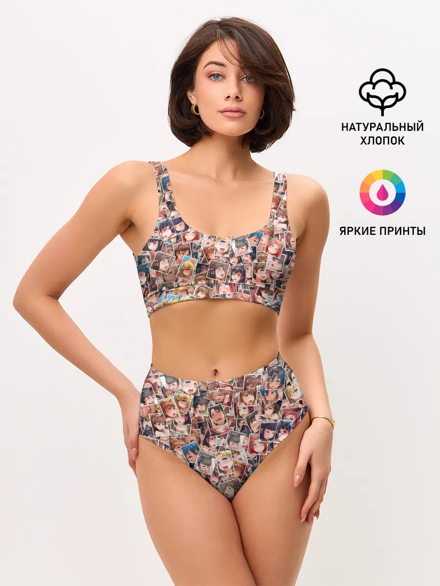 Женские топ и трусы / Ahegao faces fhoto